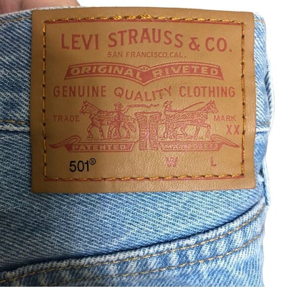 Premium‎ 501® Denim Jean Short Shorts Size 32 - Picture 4 of 4